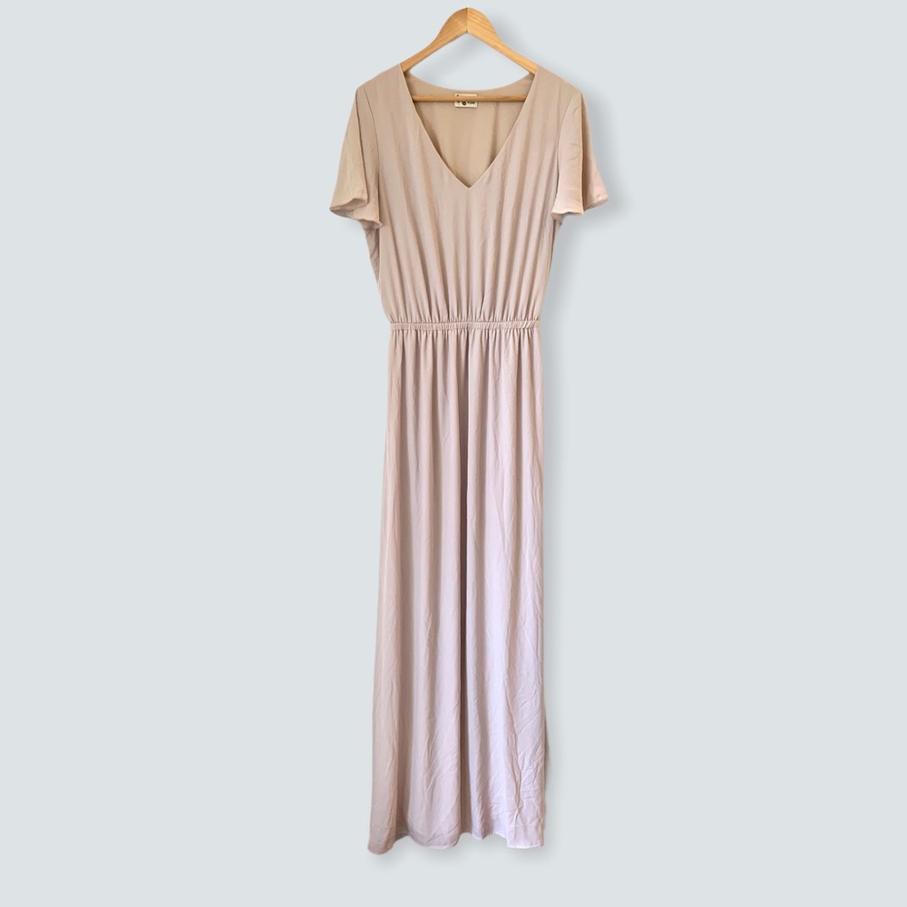 Show Me Your Mumu Michelle Flutter Maxi Dress Size